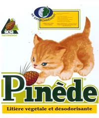 Pinède, litière végétale et désodorisante pour chats